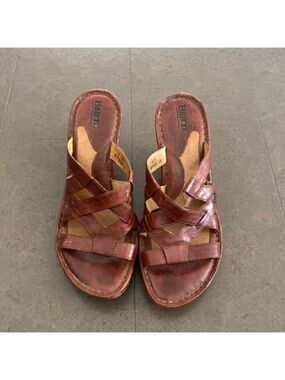 BORN wedge sandals size 9